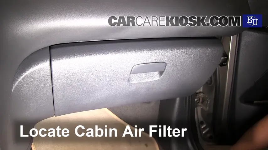 2011 Peugeot 3008 HDi Sport 1.6L 4 Cyl. Turbo Diesel Air Filter (Cabin) Replace